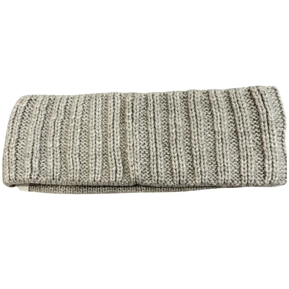 Adidas Women's Linear Headband Light Grey Heather Ribbed Knit OSFA NEW Soccer‎